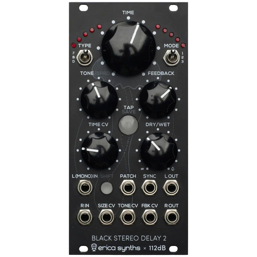 Erica Synths Black Stereo Delay-