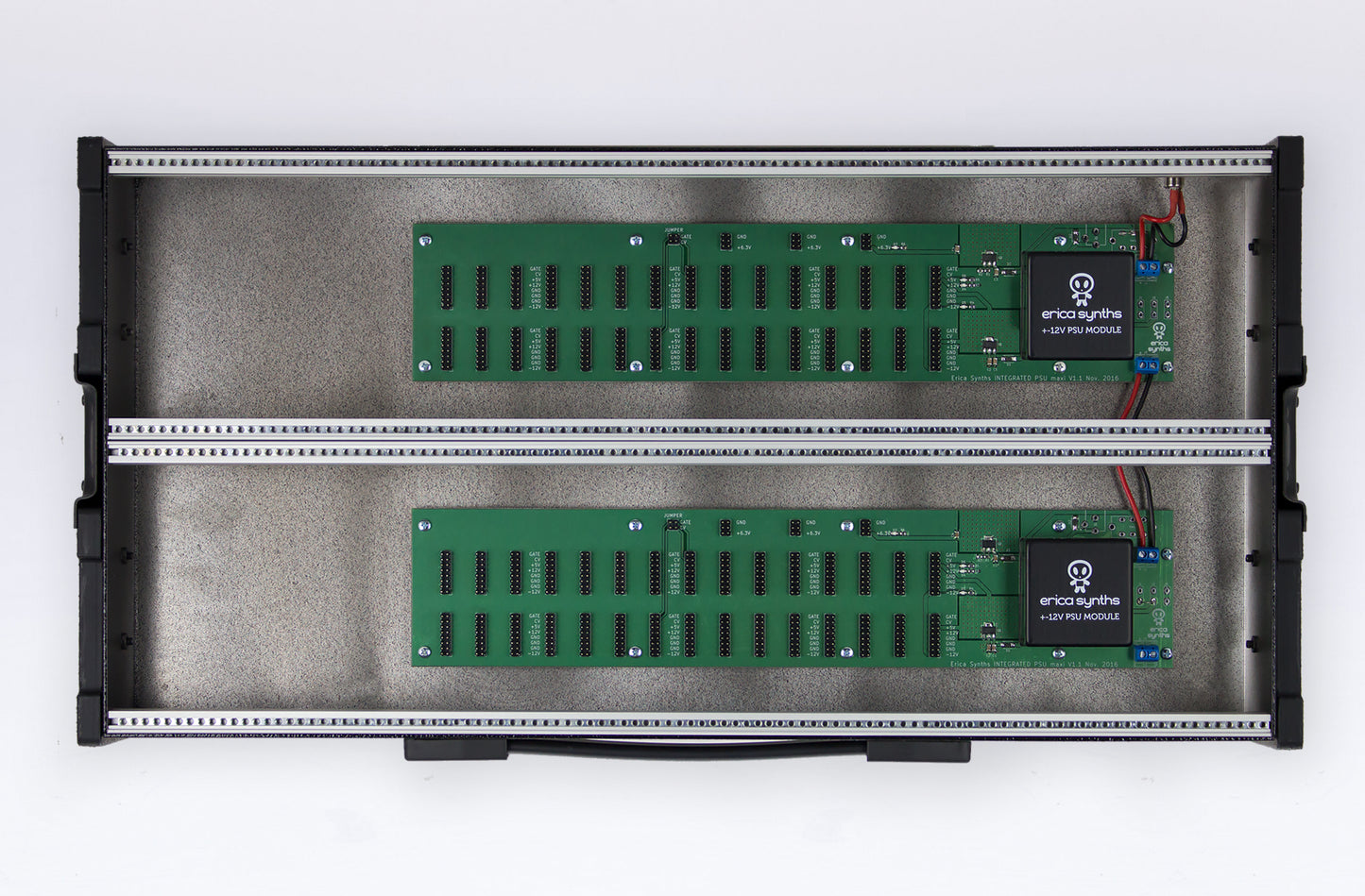 Erica Synths 2x104 (208) HP Aluminum Travel Case with Lid