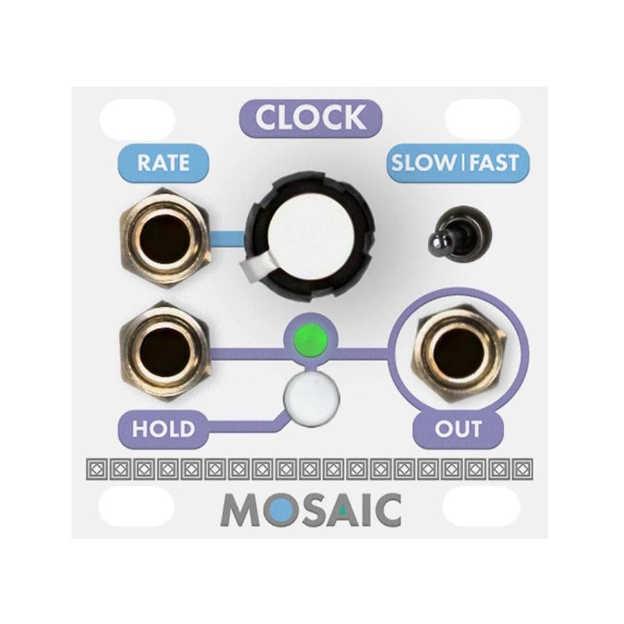 Mosaic 1U Clock